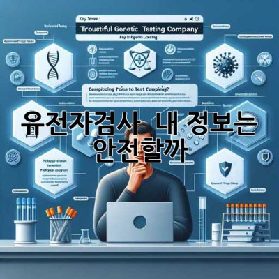 유전자검사, 🧬 내 정보는 안전할까? 🔒